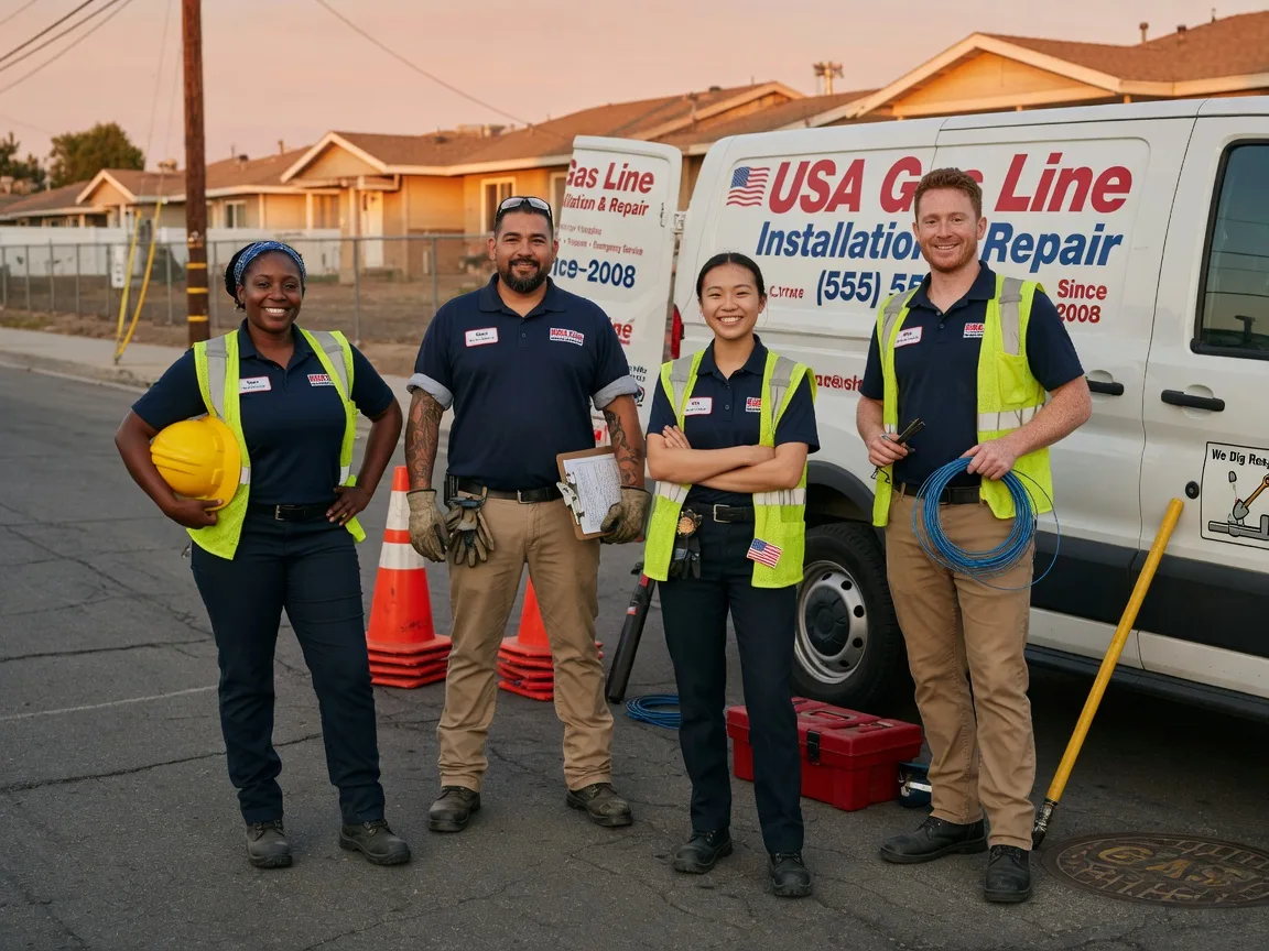 Gas Line Installation company in Peru, VT